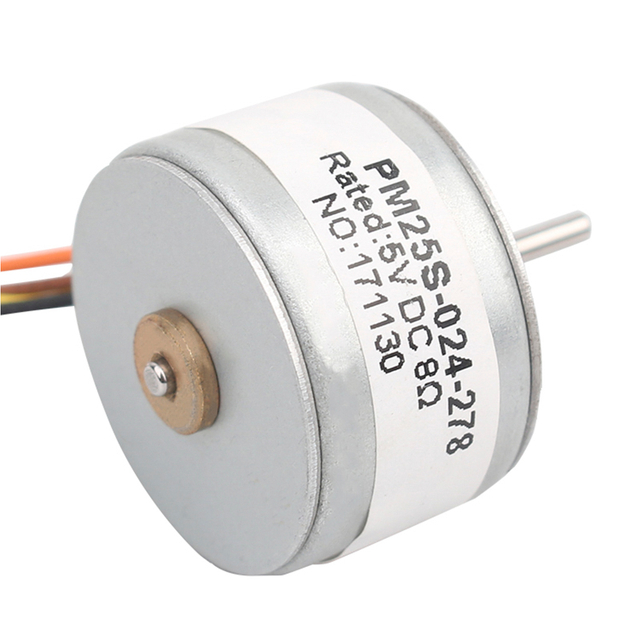 Motor de 25 mm de 2 fases de 4 hilos de 25 mm Motor aplicado al equipo de oficina