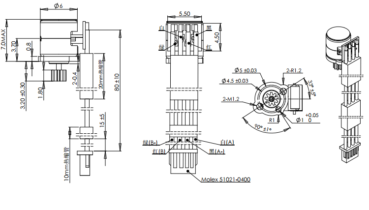 6mm Micro stepper-VSM0613
