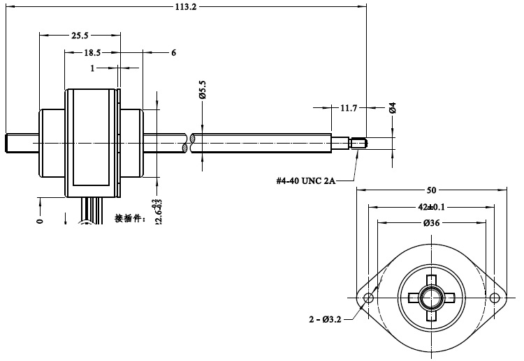 36mm linear stepper motor