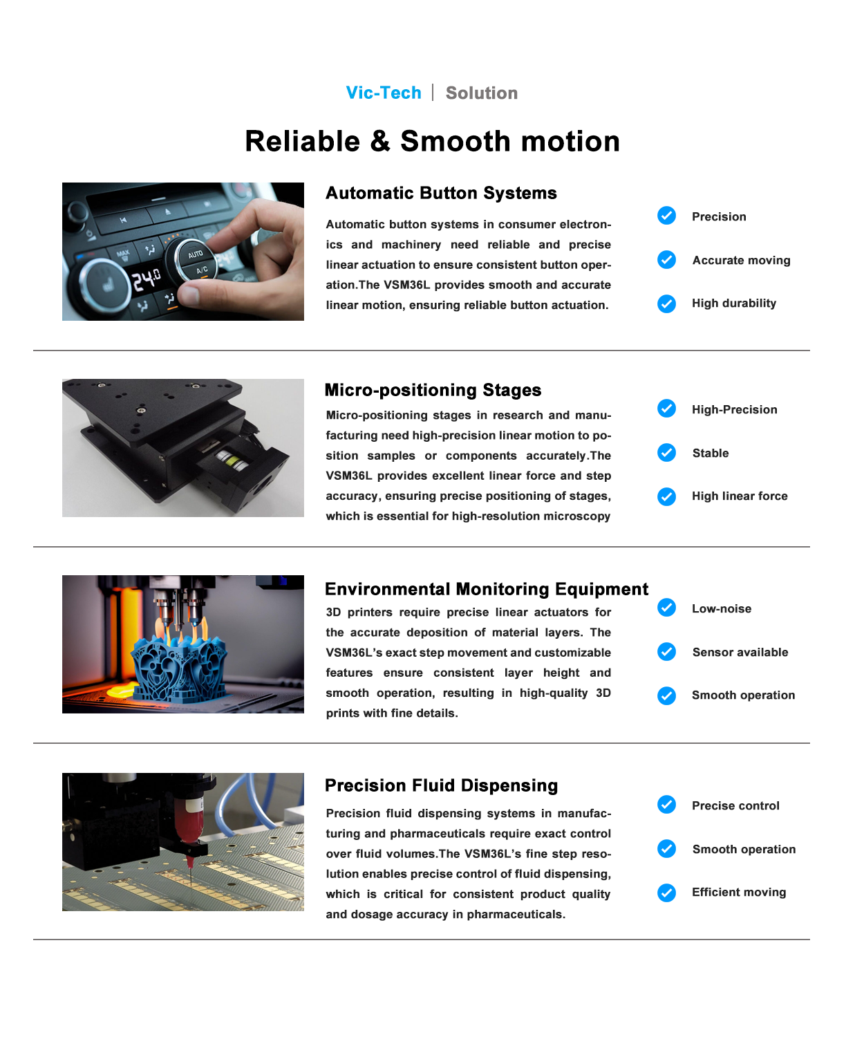 36mm linear stepper motor