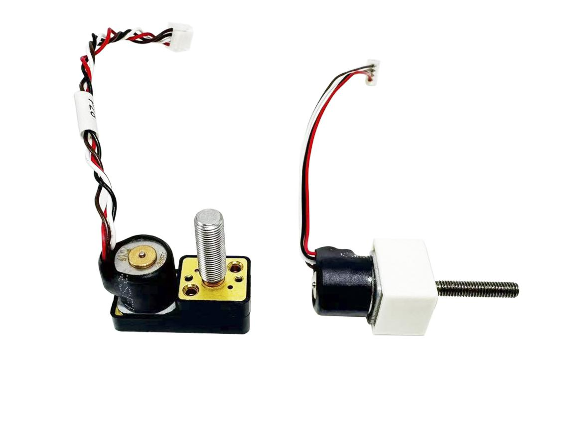 Geared stepper motors + dust jacket
