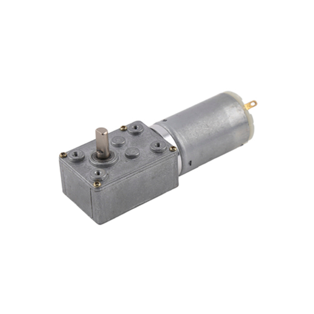 DC motor with worm gear box for robots and toys