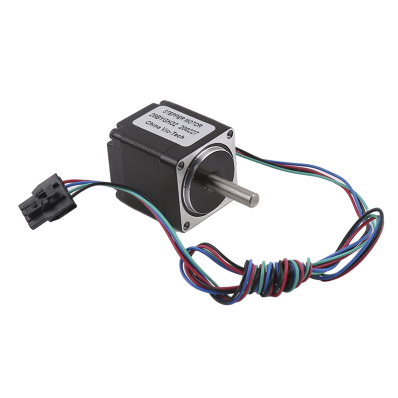 28mm size NEMA11 hybrid stepper motor 1.8 degree step angle D shaft various height