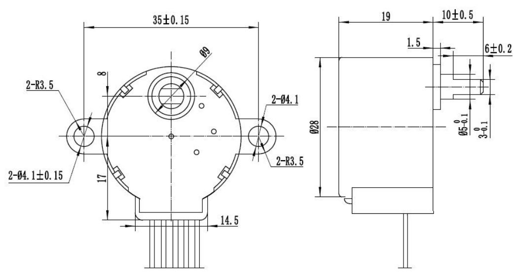28mm PM stepper motor