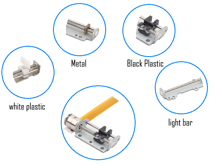 8mm Slider linear stepper motor 1 
