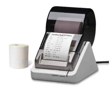 The printing of test results