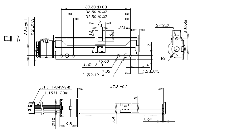 Linear stepper-10mm Slider