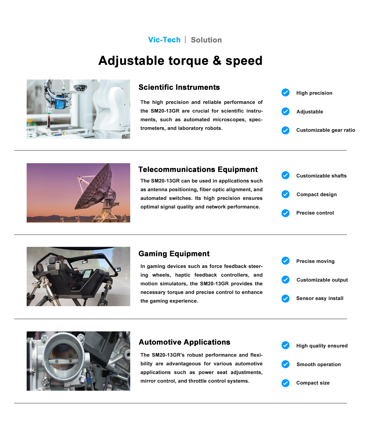 20mm Geared stepper motor
