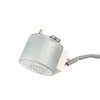 Low-noise 50 mm diameter permanent magnet stepper motor with gears