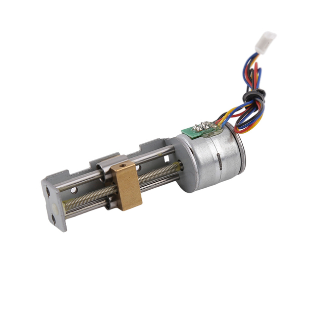 20mm slider linear stepper motor with M3 lead screw brass slider 1.2KG thrust
