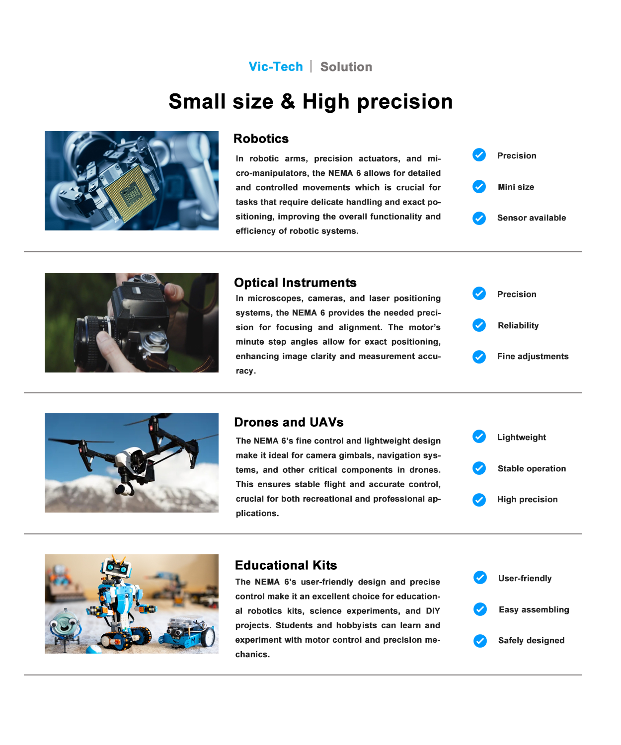 14mm NEMA6 Hybrid stepper motor 