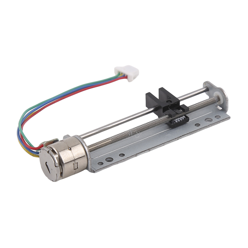 Micro slider screw stepper motor 10mm 5VDC Mini linear stepper motor for precise instrument focusing adjustment