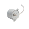 Low-noise 50 mm diameter permanent magnet stepper motor with gears