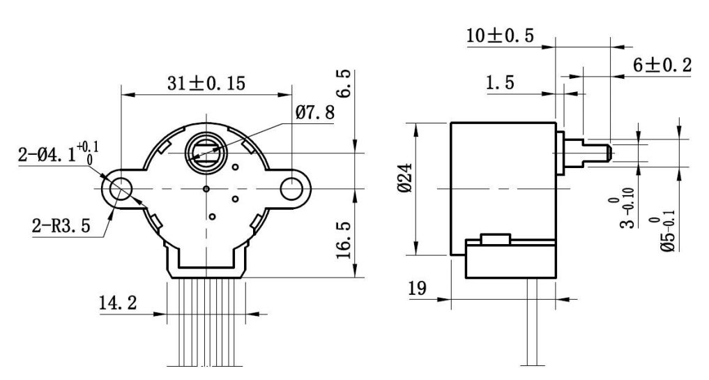 24mm PM gearbox stepper motor