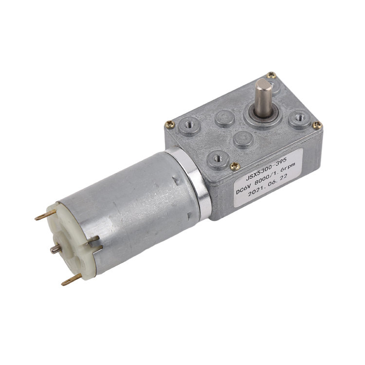 DC motor with worm gear box.png
